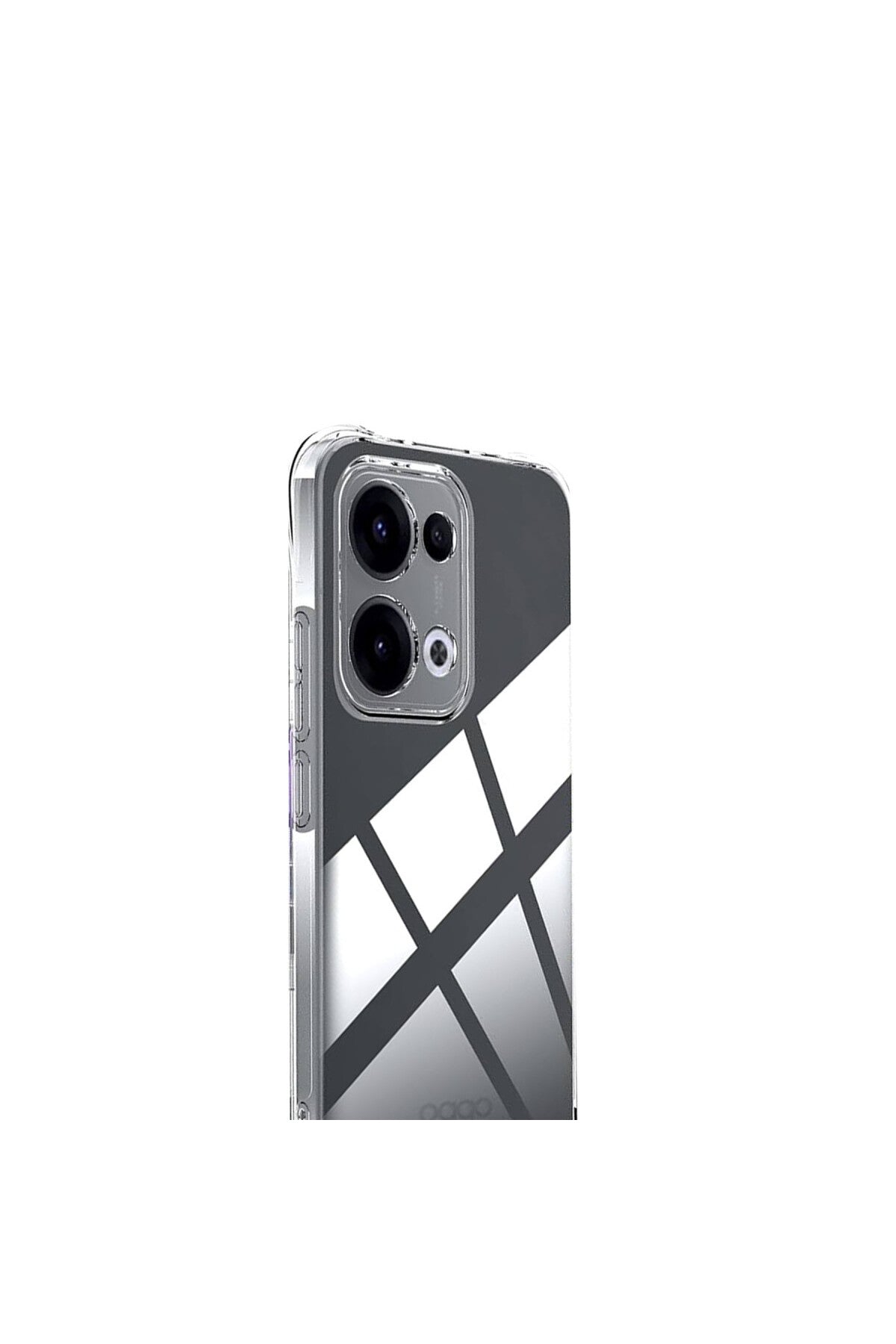Oppo A6 Pro 4G Uyumlu Lüx Şeffaf Silikon - Şeffaf