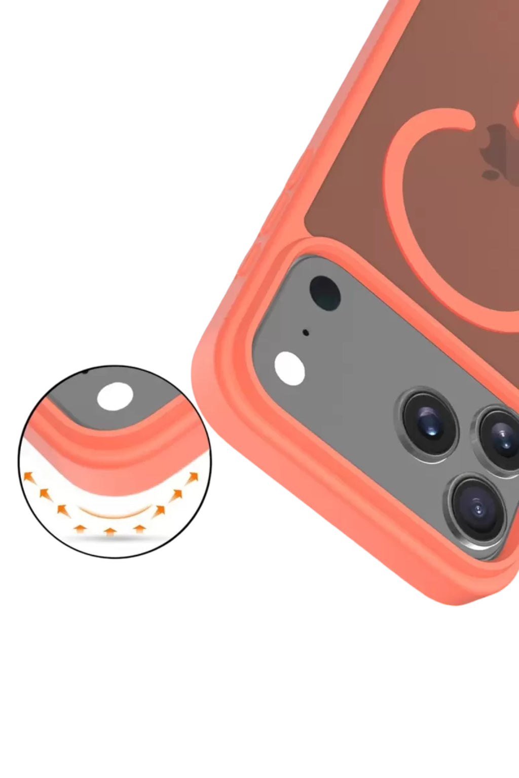 Joko Apple iPhone 17 Pro Uyumlu Jota Magsafe Kapak - Turuncu