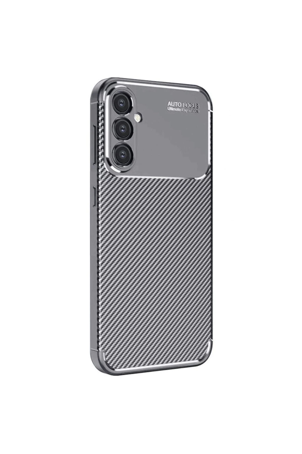 Samsung Galaxy A16 5G Uyumlu Kılıf Auto Focus Karbon Kapak - Gri