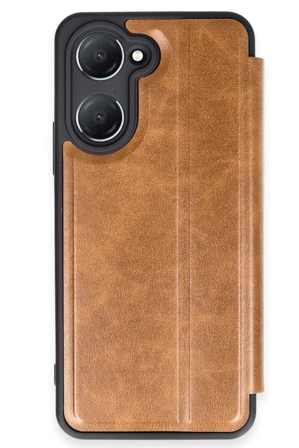 Vivo Y18 Uyumlu Kılıf Flip Cover - Taba
