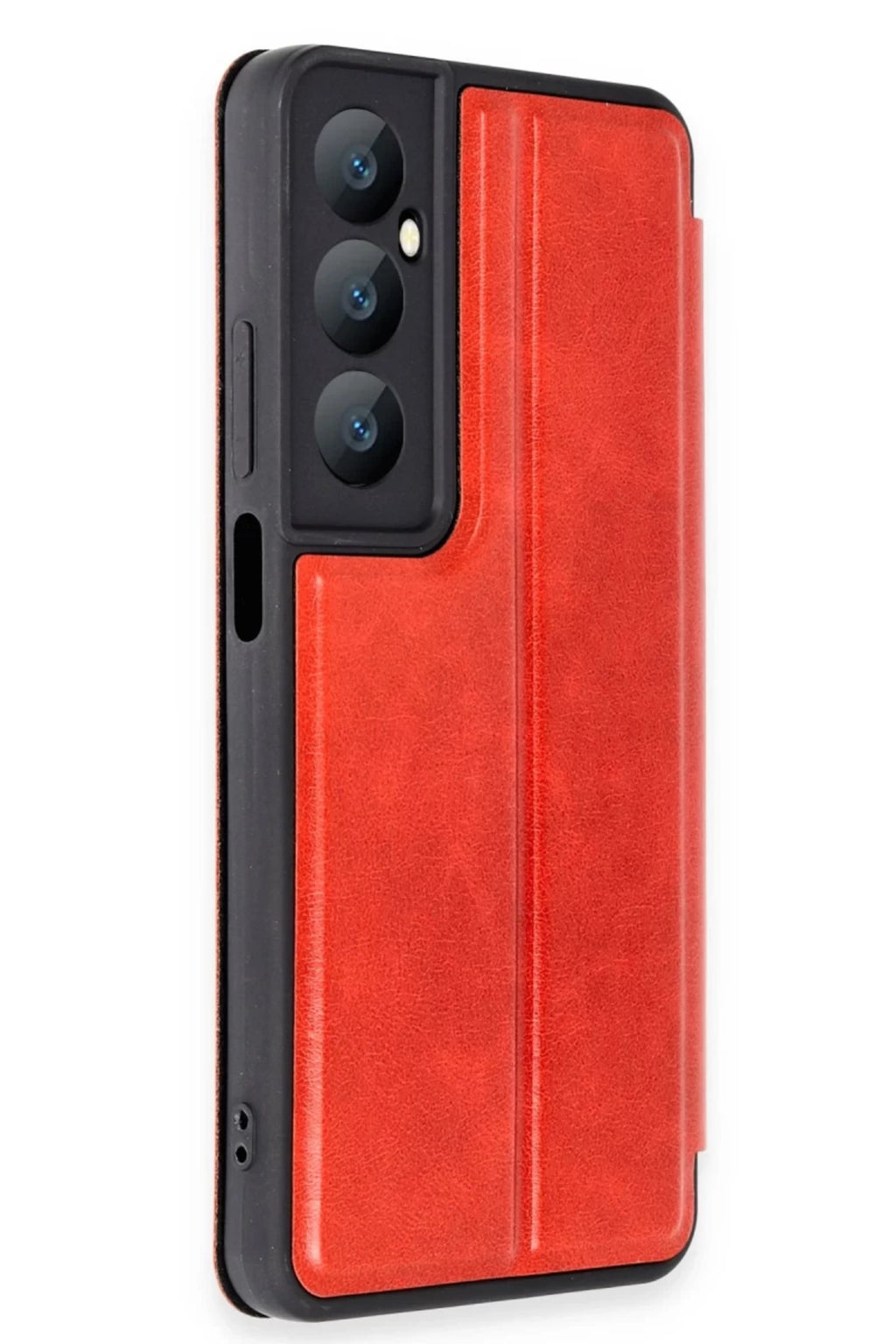 Realme C65 Uyumlu Kılıf Flip Cover - Kırmızı