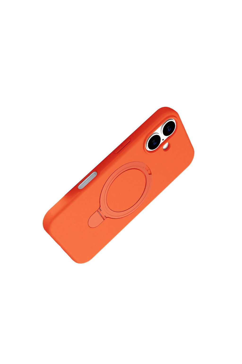 Apple iPhone 16 Plus Uyumlu Regal Magsafe Standlı Kapak - Turuncu