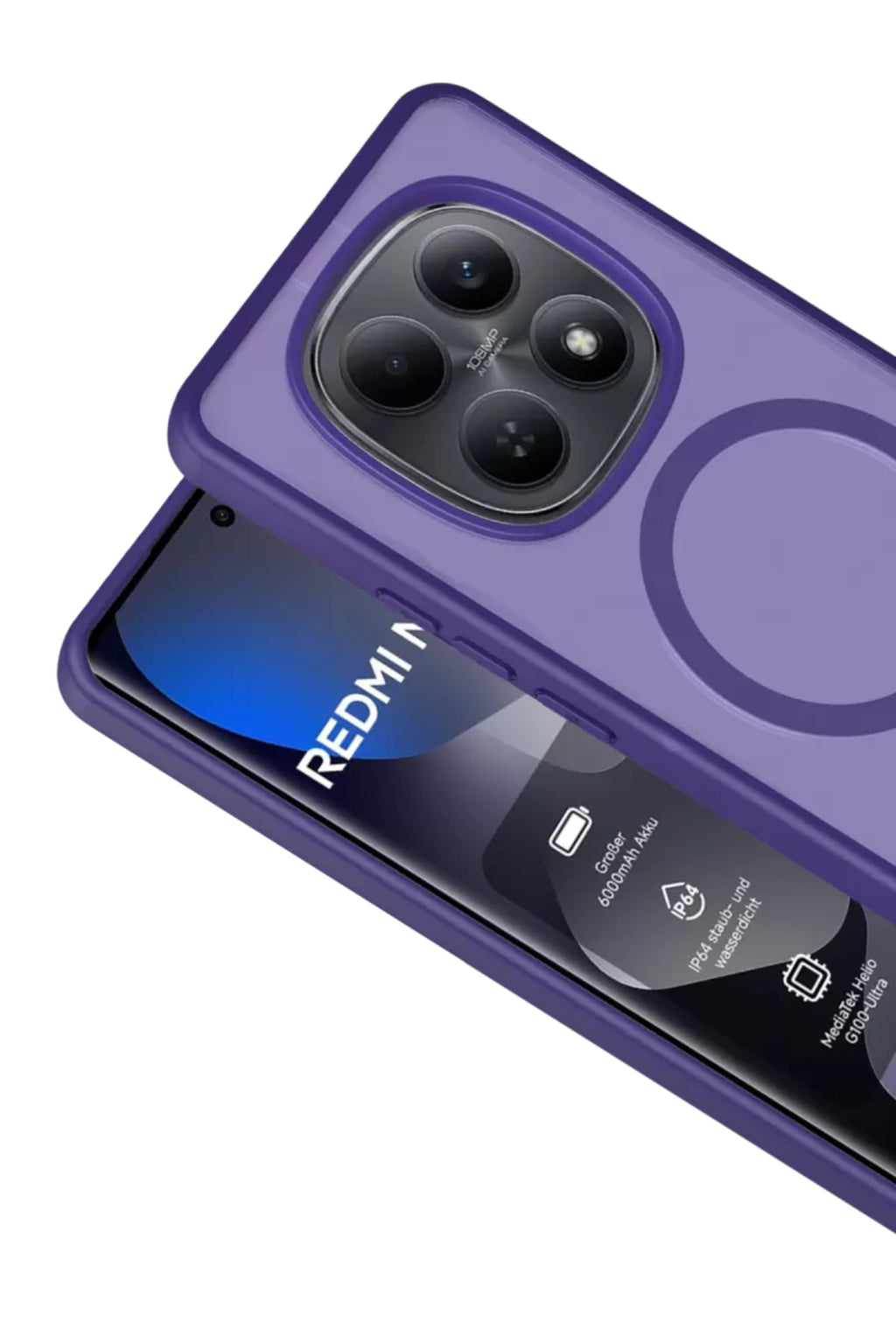 Joko Xiaomi Redmi Note 15 Pro 4G Uyumlu Jota Magsafe Kapak - Derin Mor