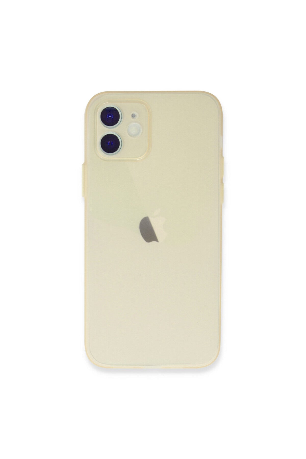 Apple iPhone 12 Uyumlu Kılıf Puma Silikon - Gold