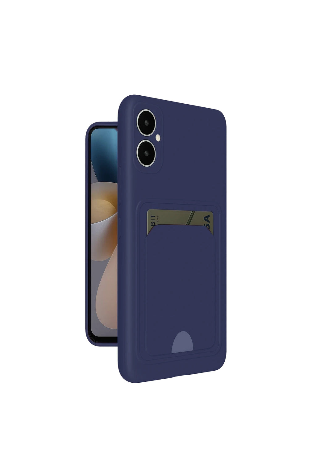 Samsung Galaxy A05 Uyumlu Kelvin Kartvizitli Silikon - Lacivert