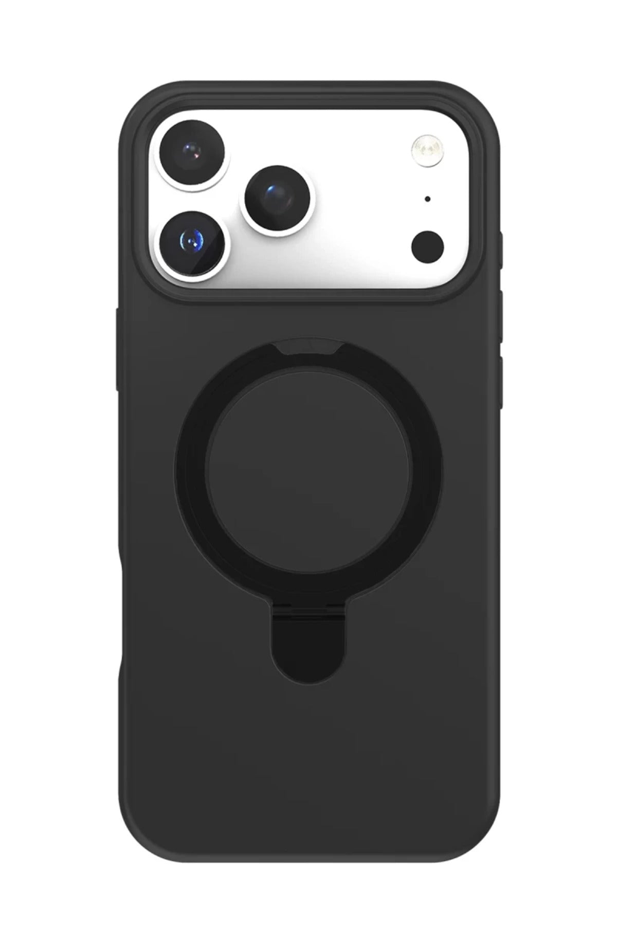 Apple iPhone 17 Pro Max Uyumlu Regal Magsafe Standlı Kapak - Siyah