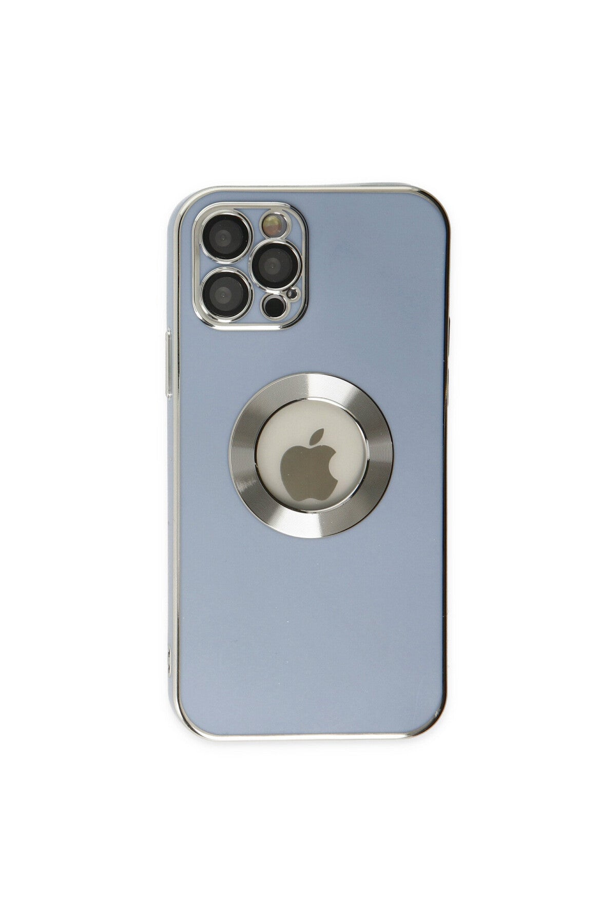 Apple iPhone 12 Pro Uyumlu Kılıf Store Silikon - Sierra Blue