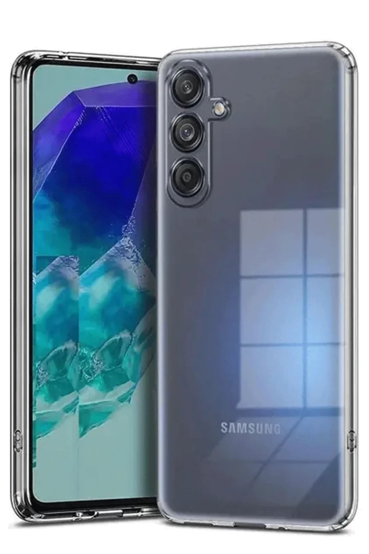 Samsung Galaxy A36 Uyumlu Kılıf Lüx Şeffaf Silikon