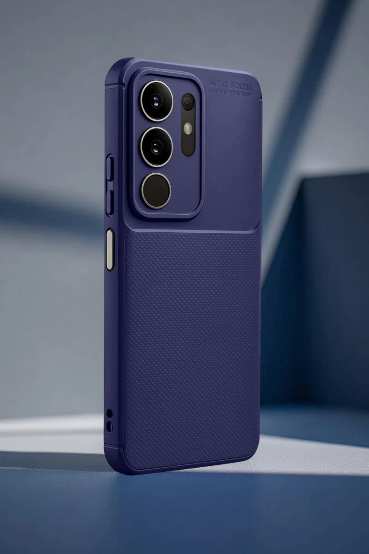 Vivo Y29 4G Uyumlu Auto Focus Karbon Kapak - Lacivert