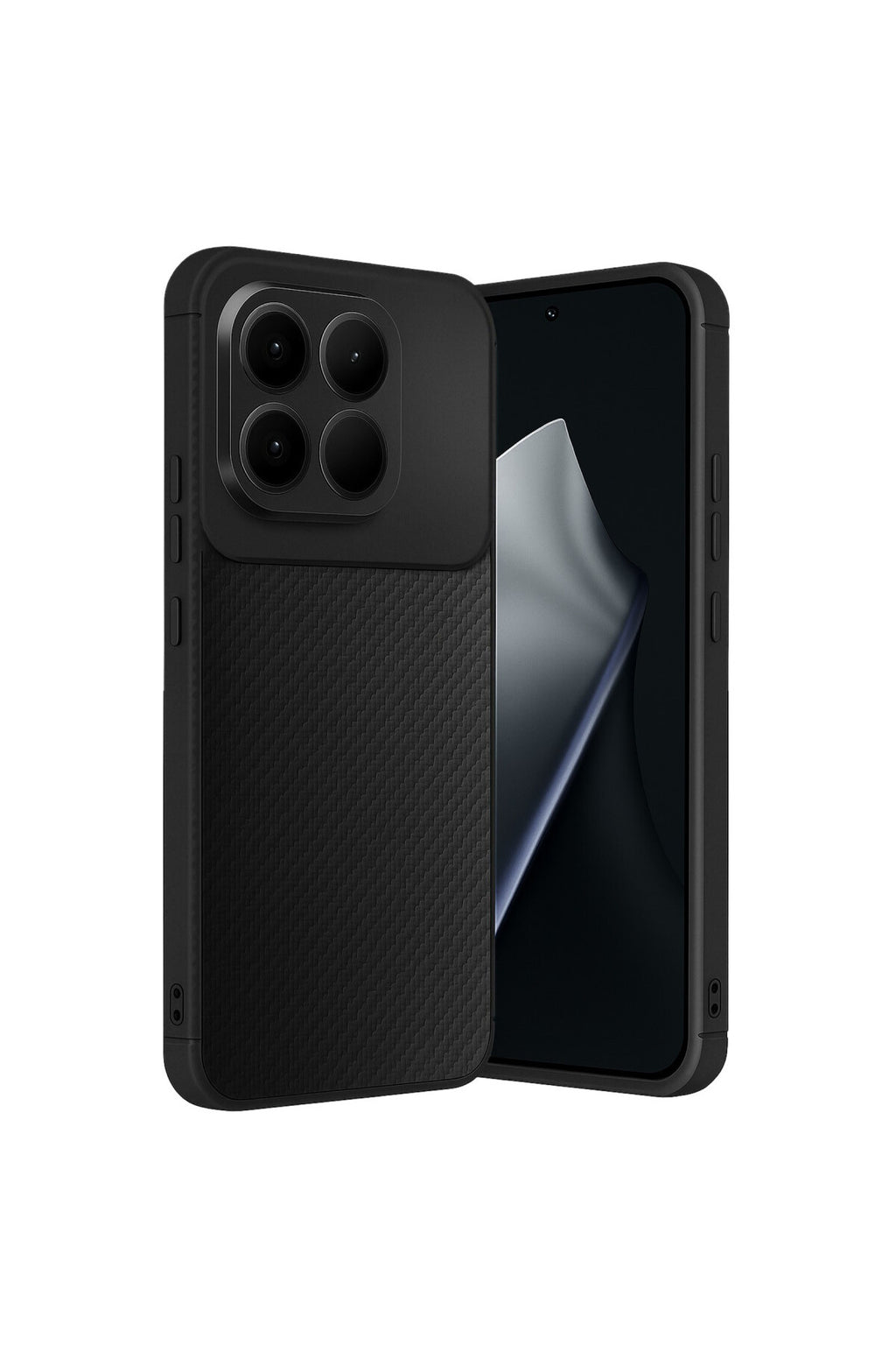 Xiaomi Mi 15T Uyumlu Auto Focus Karbon Kapak - Siyah