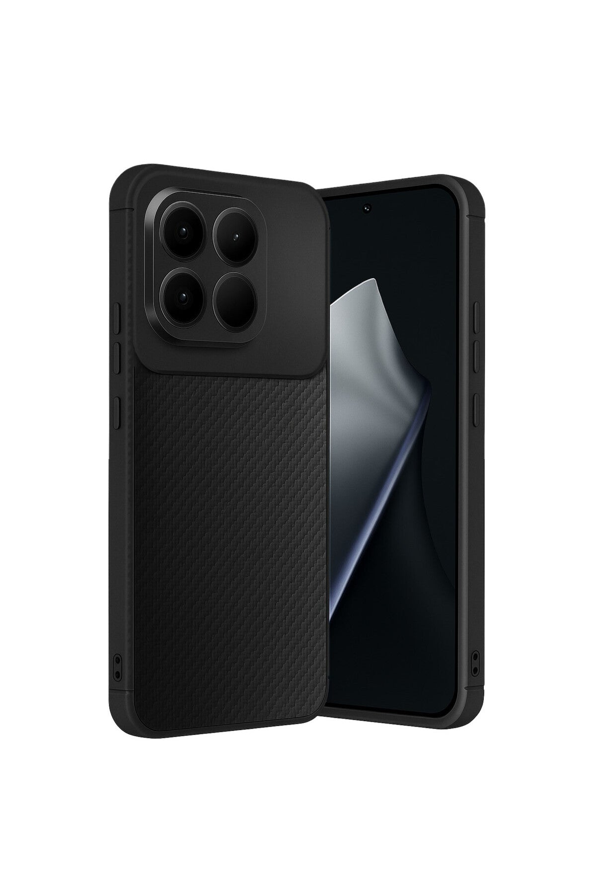 Xiaomi Mi 15T Uyumlu Auto Focus Karbon Kapak - Siyah
