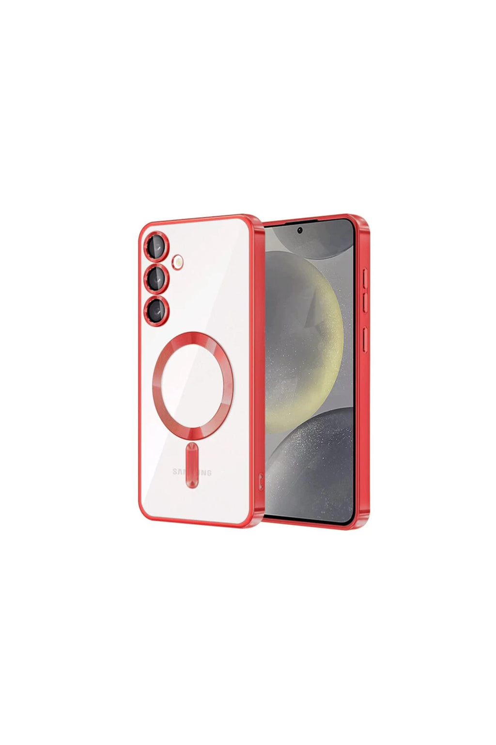 Samsung Galaxy S23 Plus Uyumlu Kılıf Kross Magneticsafe Kapak - Kırmızı