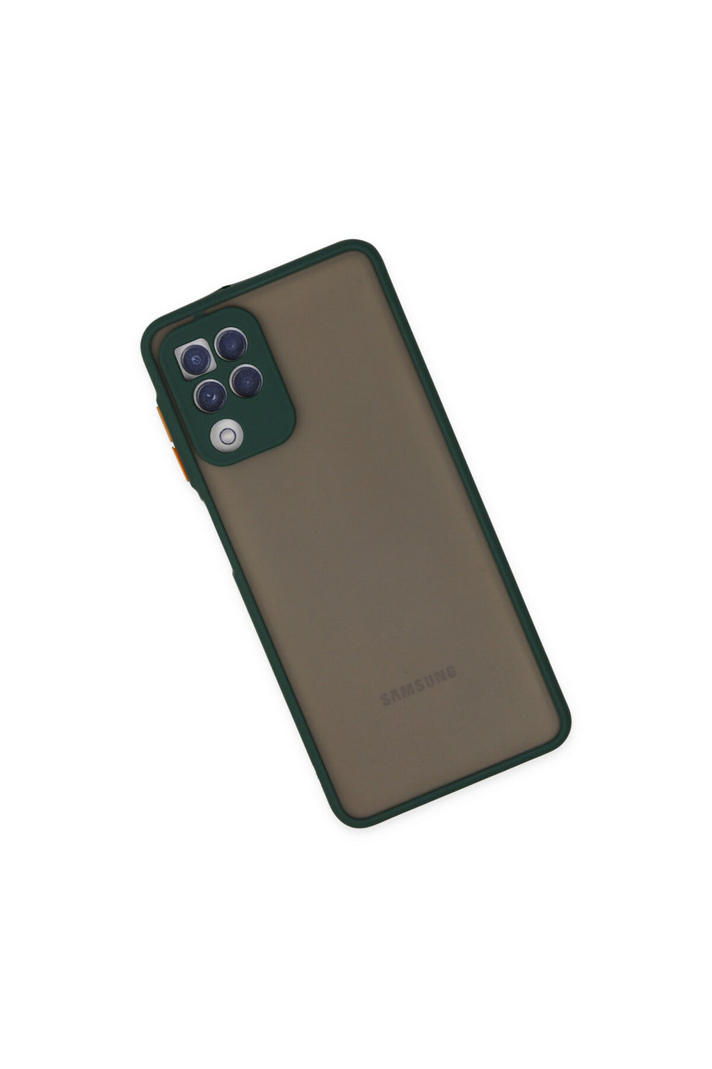 Samsung Galaxy A22 Uyumlu Kılıf Montreal Silikon Kapak - Yeşil