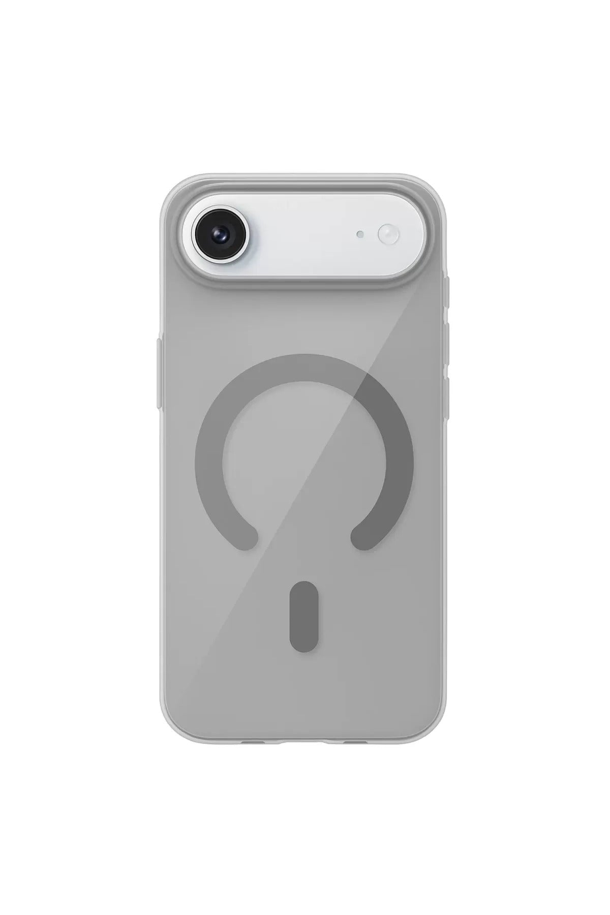 Joko Apple iPhone 17 Air Uyumlu PC Blank Magsafe Kapak - Natural Grey