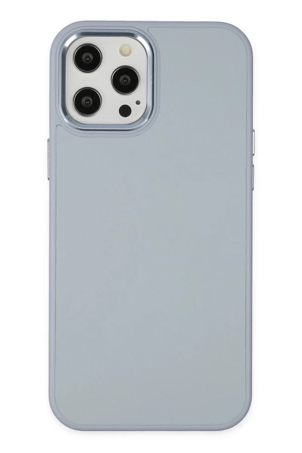 Apple iPhone 12 Pro Max Uyumlu Kılıf Asya Deri Silikon - Sierra Blue