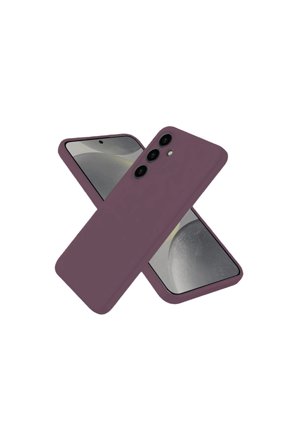 Samsung Galaxy A06 Uyumlu Kılıf First Silikon - Mürdüm