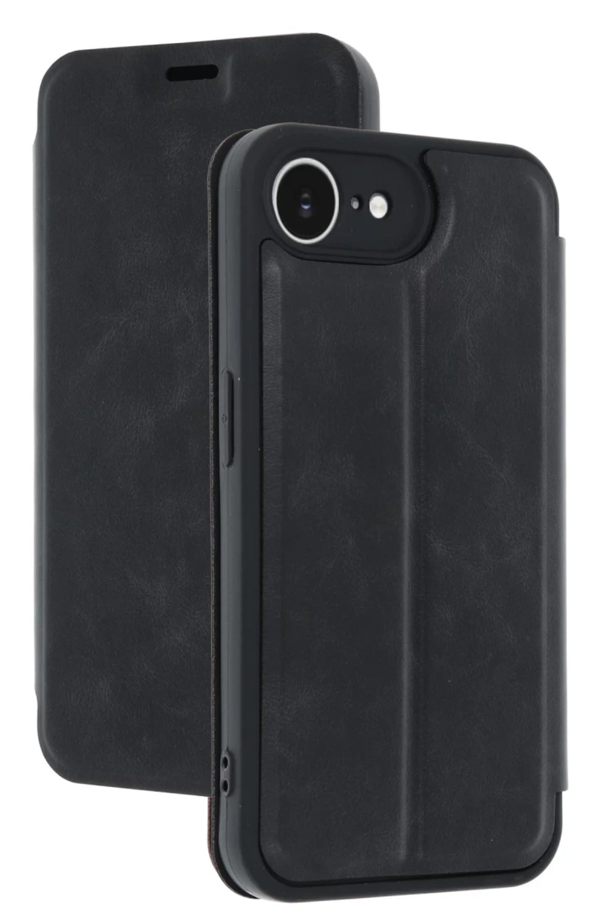 Apple iPhone 16E Uyumlu Kılıf Flip Cover - Siyah