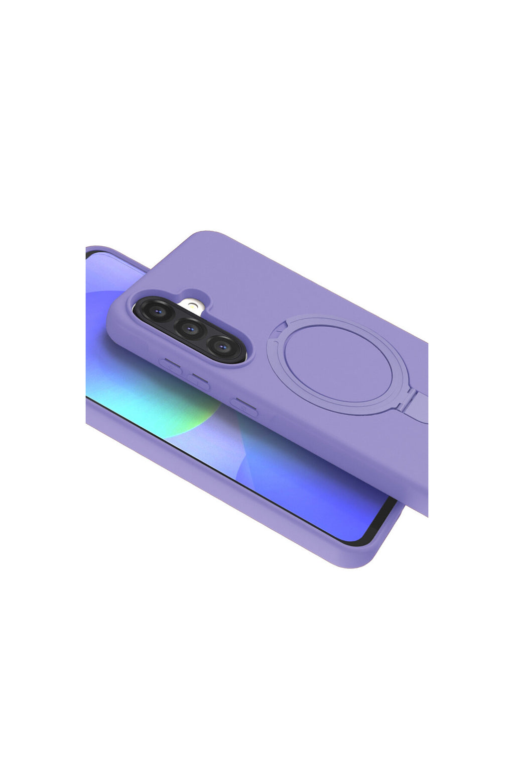 Samsung Galaxy A36 Uyumlu Regal Magsafe Standlı Kapak - Lila