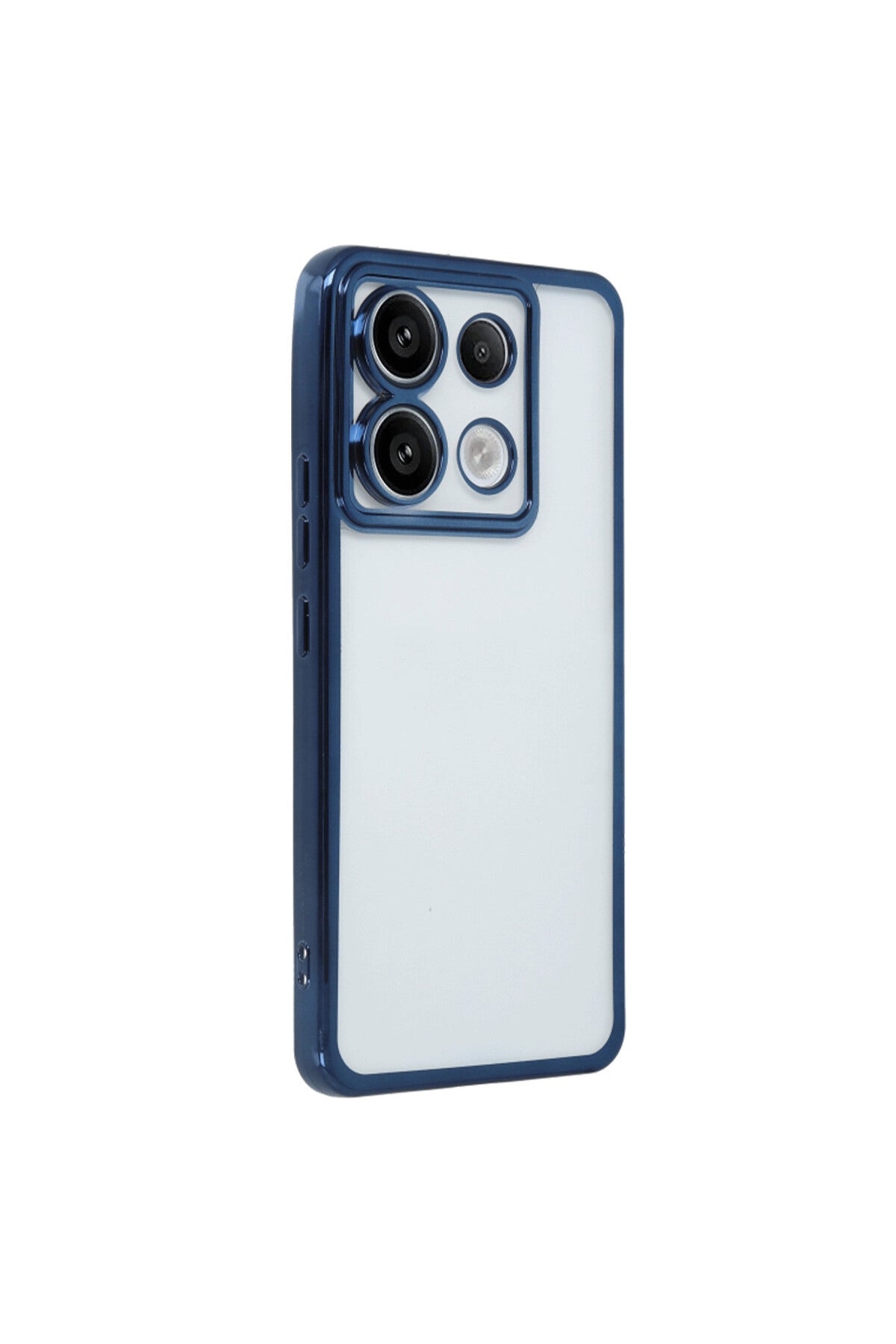 Xiaomi Redmi Note 13 Pro 5G Uyumlu Kılıf Lensli Silikon - Sierra Blue