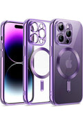 Apple iPhone 12 Pro Uyumlu Kılıf Kross Magneticsafe Kapak - Mor