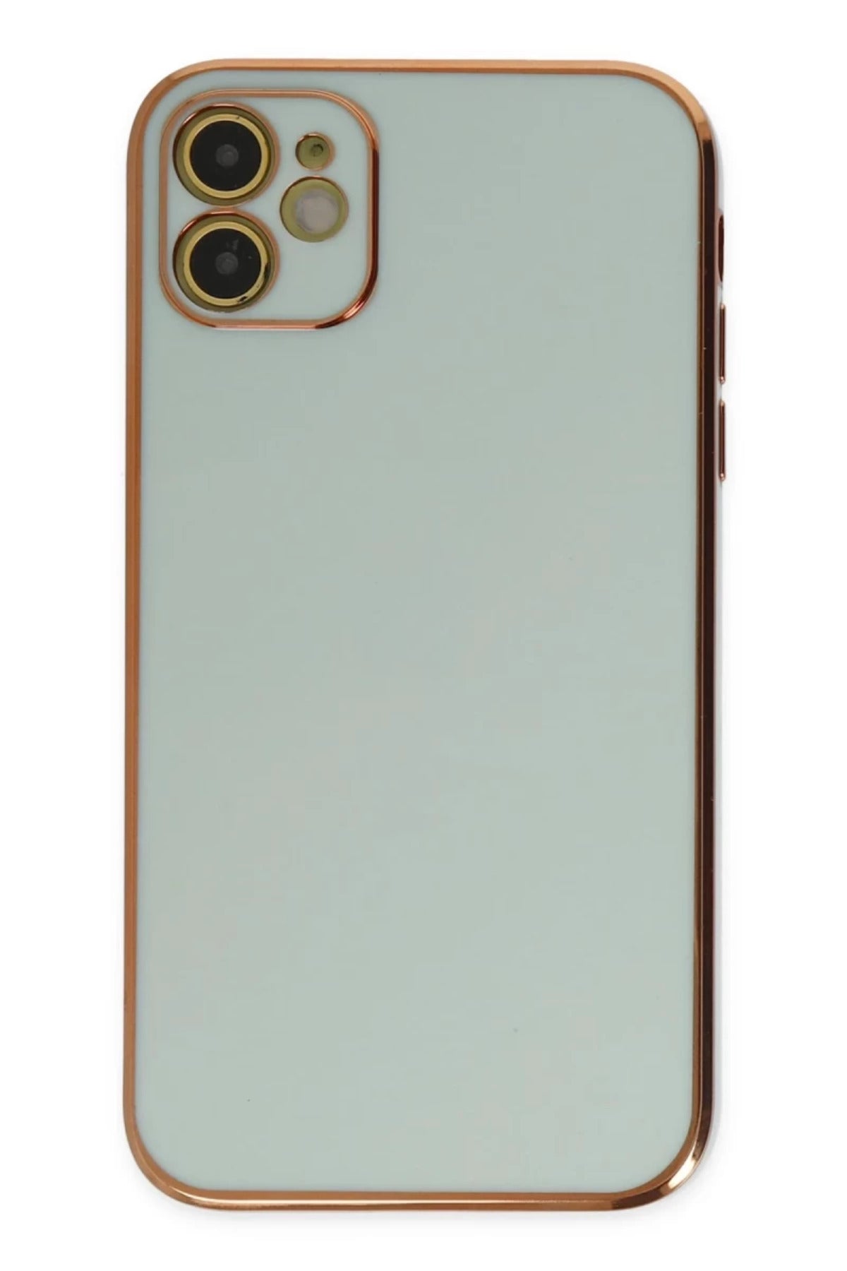 Apple iPhone 12 Uyumlu Kılıf Volet Silikon - Açık Yeşil