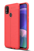 Samsung Galaxy M31 Uyumlu Kılıf Auto Focus Kapak - Kırmızı