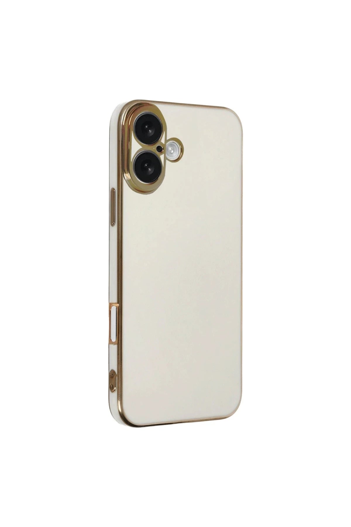 Apple iPhone 16 Uyumlu Kılıf Volet Silikon - Beyaz