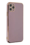 Apple iPhone 11 Pro Max Uyumlu Kılıf Volet Silikon - Mor