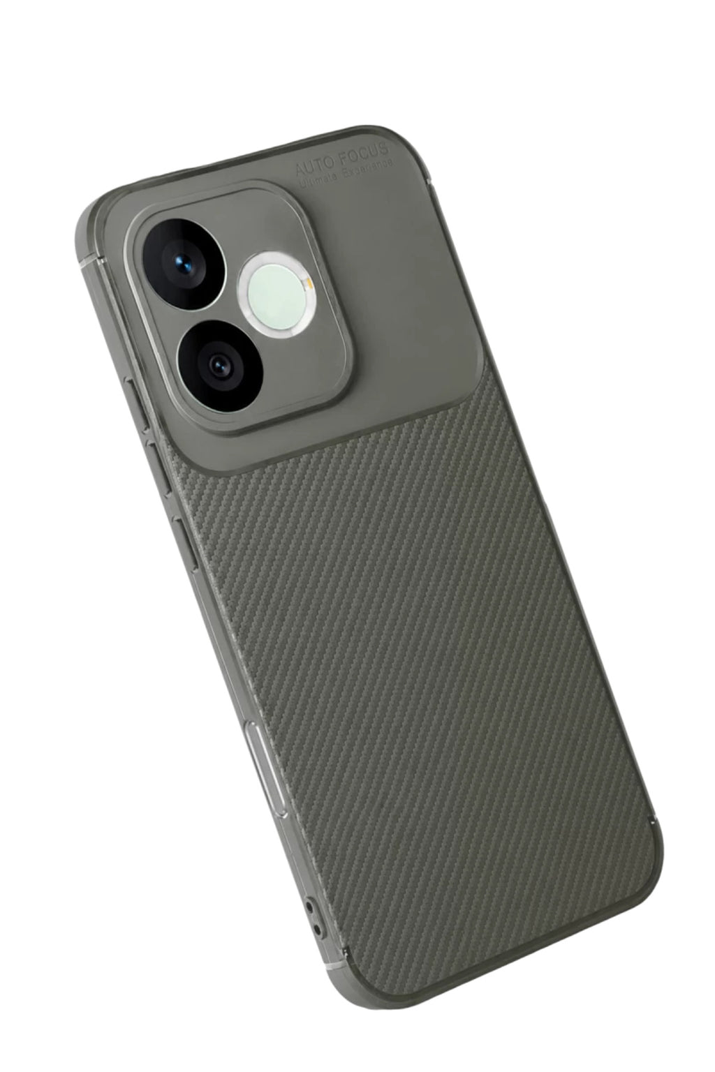 Huawei Honor 600 Lite Uyumlu Auto Focus Karbon Kapak - Gri