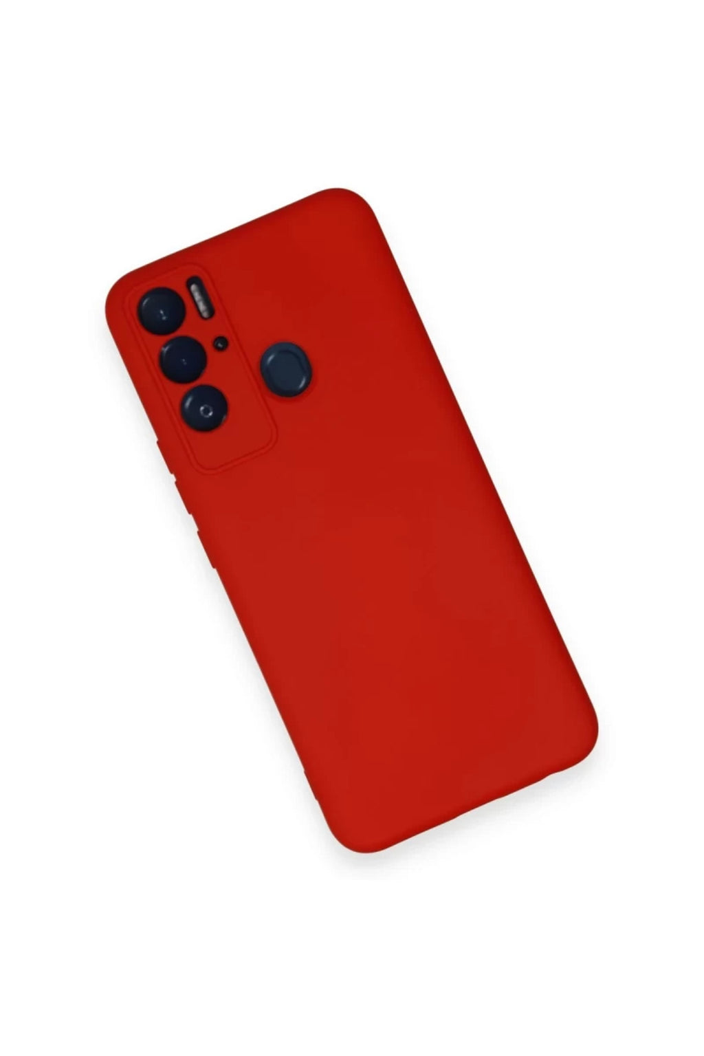 Tecno Pova Neo Kılıf Nano içi Kadife Silikon - Kırmızı