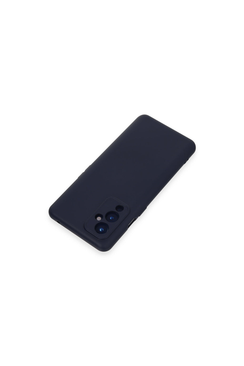 One Plus 9 Kılıf Nano içi Kadife Silikon - Lacivert