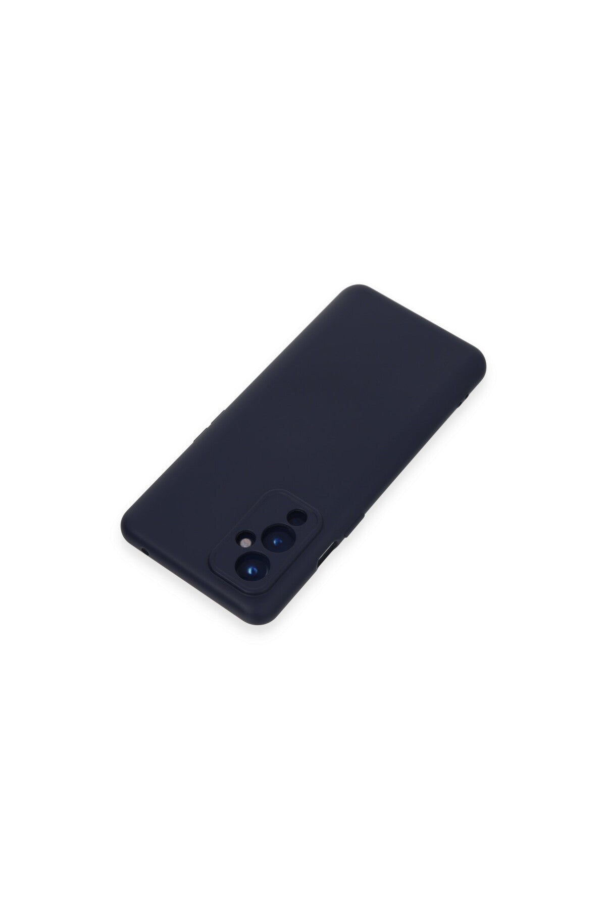 One Plus 9 Kılıf Nano içi Kadife Silikon - Lacivert