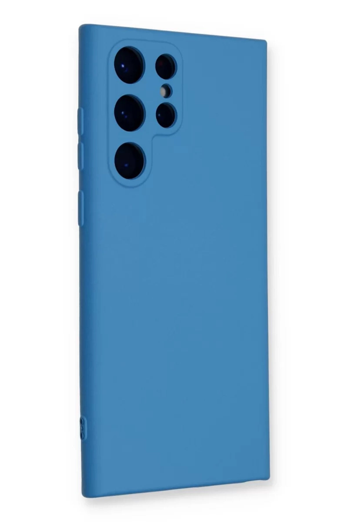 Samsung Galaxy S24 Ultra Uyumlu Kılıf Nano içi Kadife Silikon - Mavi