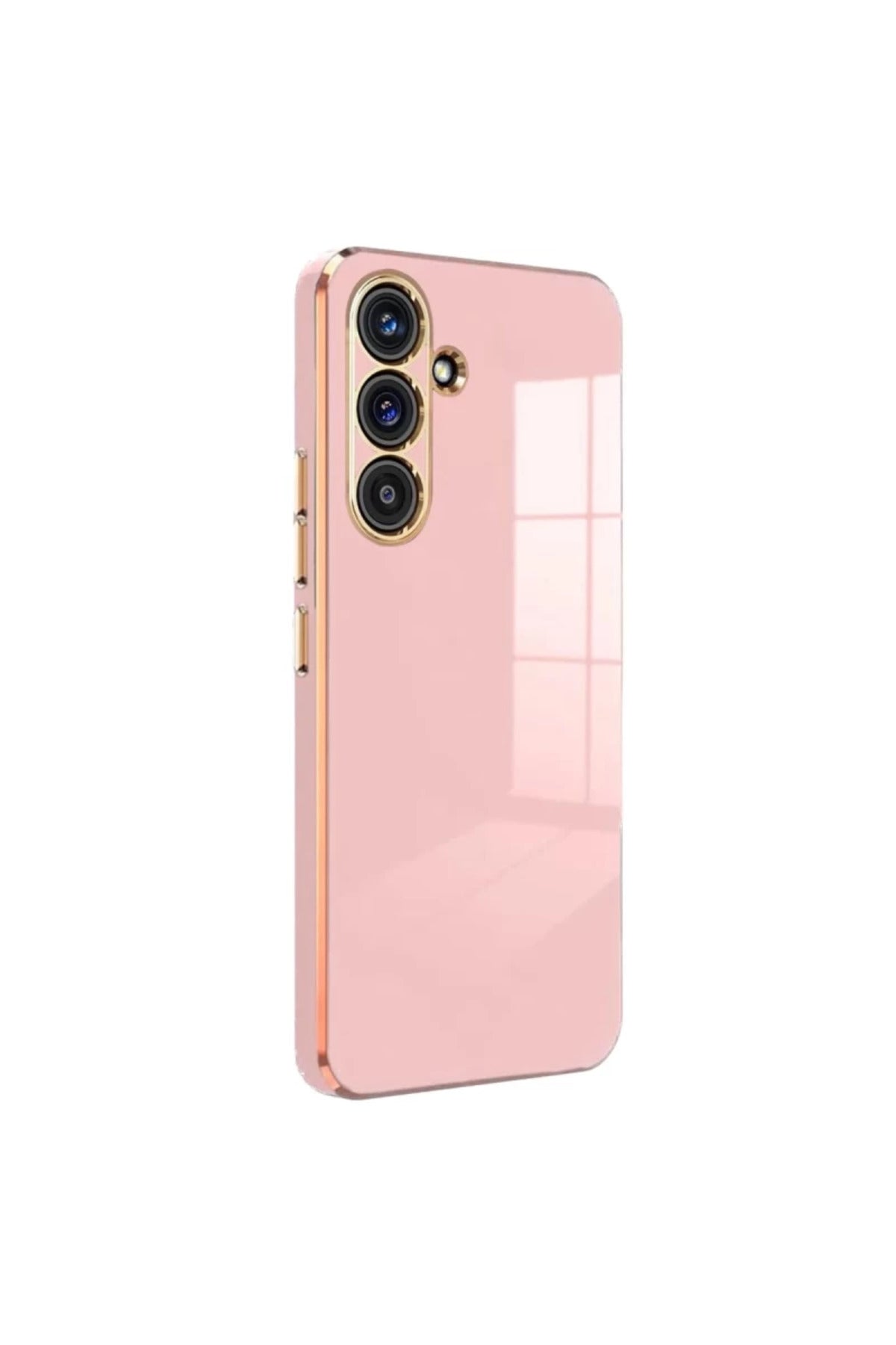 Samsung Galaxy S24 FE Uyumlu Kılıf Volet Silikon - Pembe