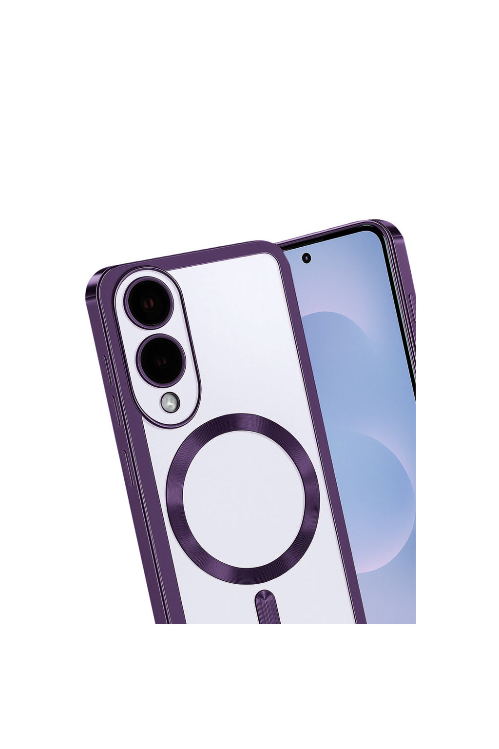Samsung Galaxy S25 Uyumlu Edge Kross Magneticsafe Kapak - Mor