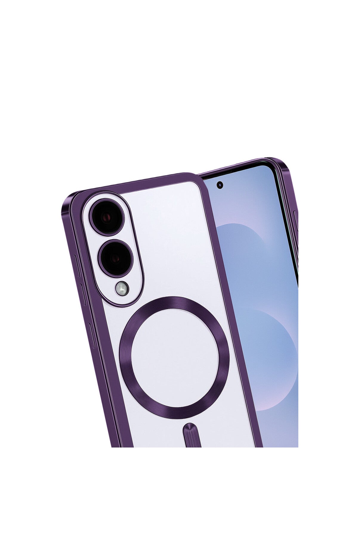 Samsung Galaxy S25 Uyumlu Edge Kross Magneticsafe Kapak - Mor