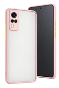 Vivo Y53S Uyumlu Kılıf Montreal Silikon Kapak - Pembe