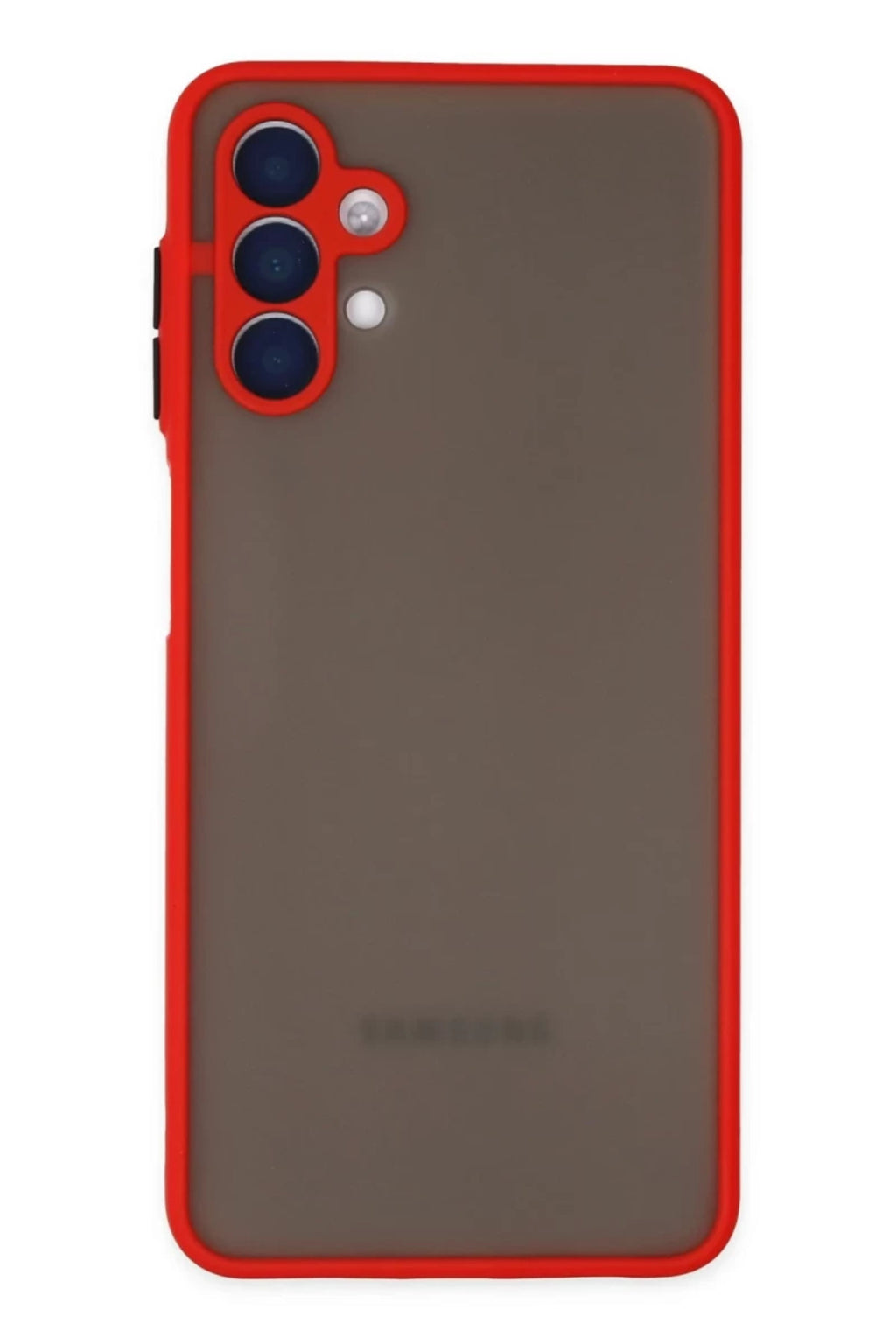 Samsung Galaxy A04S Uyumlu Kılıf Montreal Silikon Kapak - Kırmızı