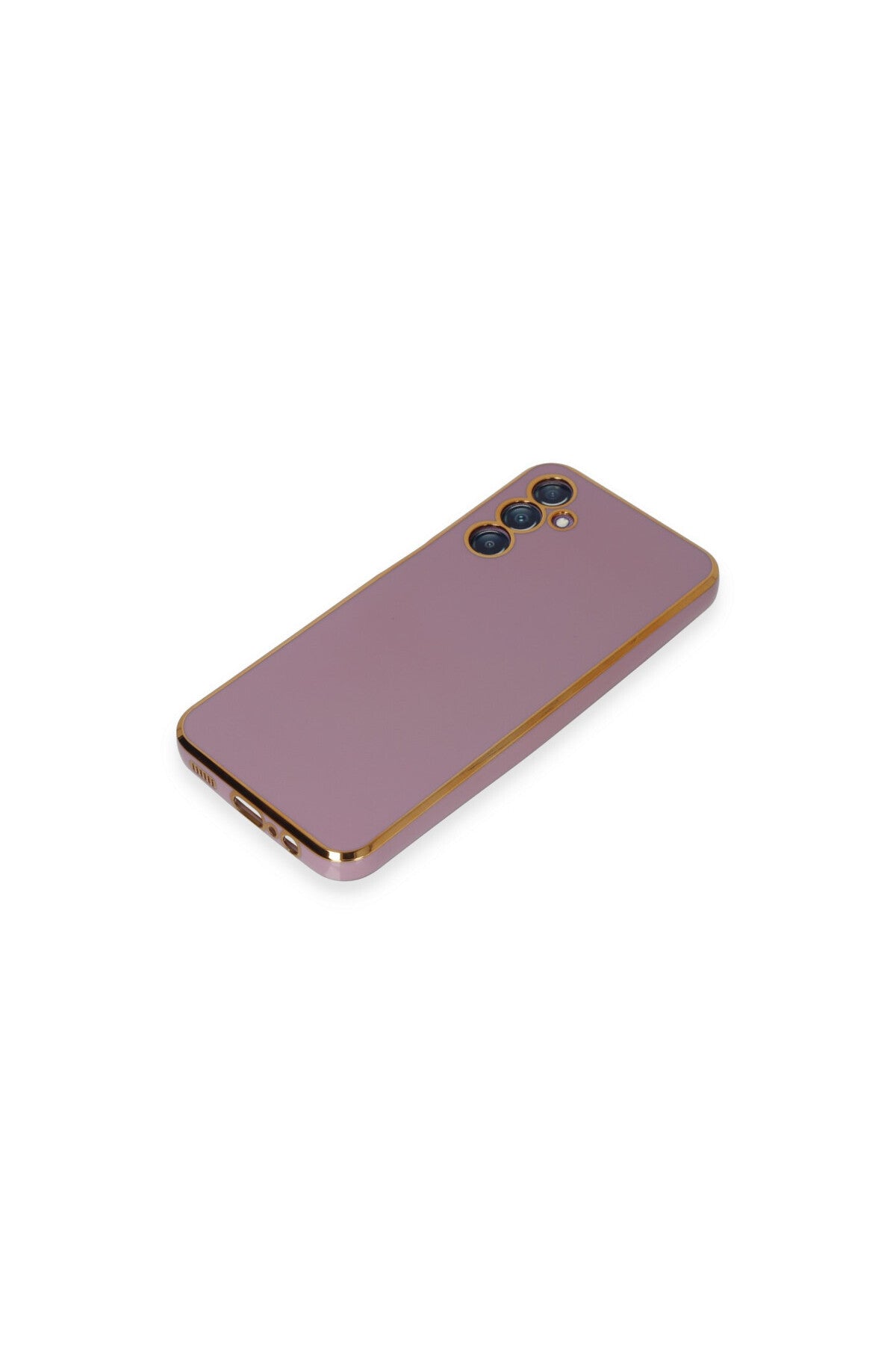 Samsung Galaxy M14 5G Uyumlu Kılıf Volet Silikon - Mor