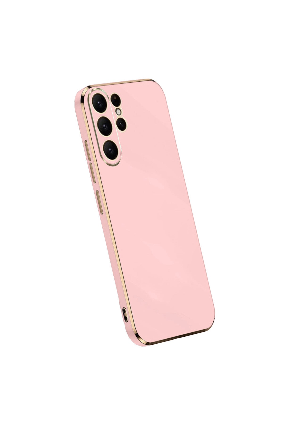 Samsung Galaxy S25 Ultra Uyumlu Kılıf Volet Silikon - Pembe