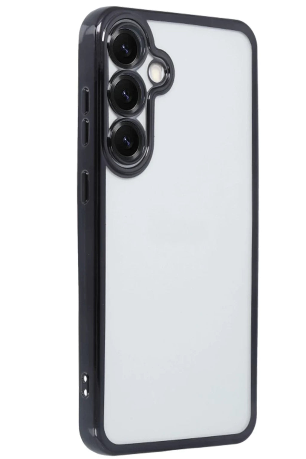 Samsung Galaxy S25 Uyumlu Kılıf Lensli Silikon - Siyah