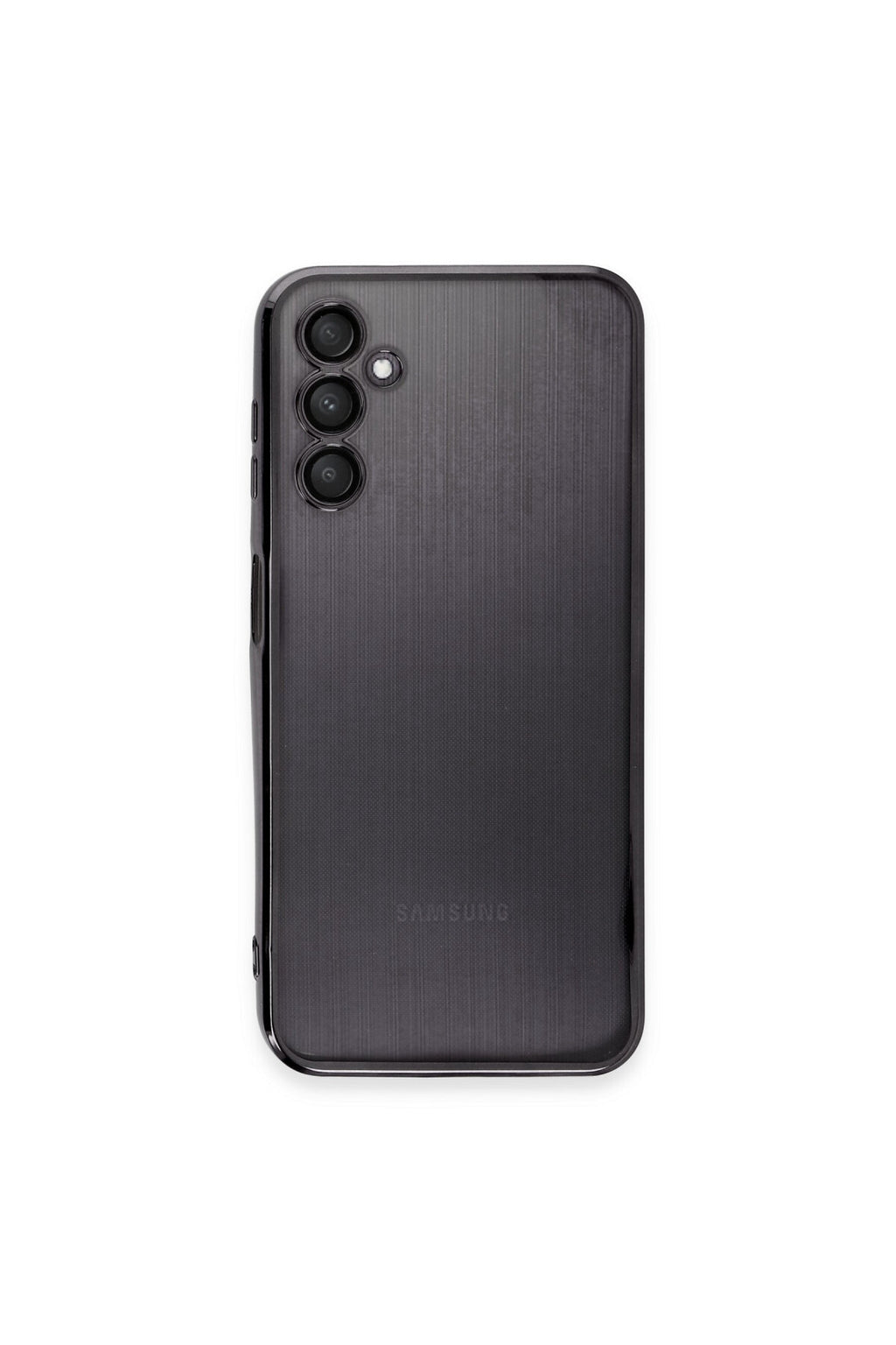 Samsung Galaxy A14 4G Uyumlu Kılıf Lensli Silikon - Siyah