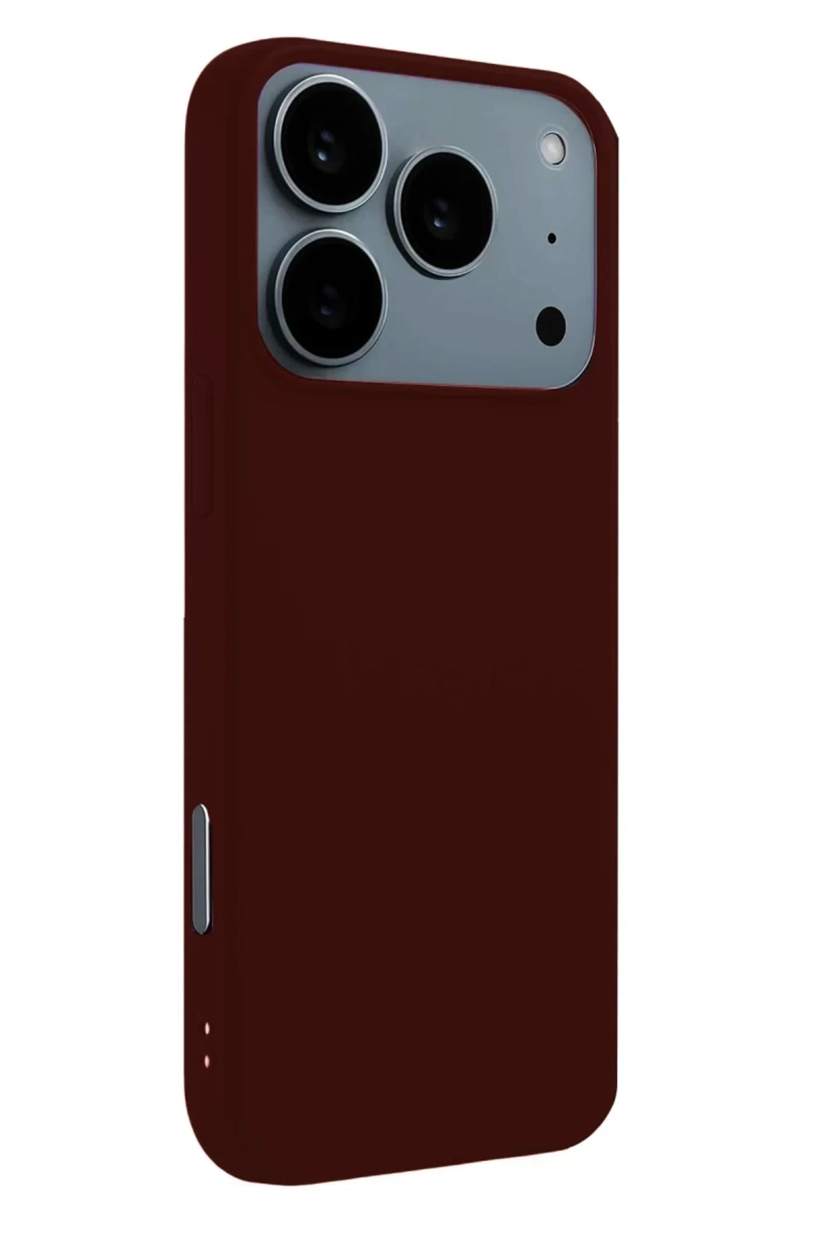 Apple iPhone 17 Pro Uyumlu Nano içi Kadife Silikon - Bordo