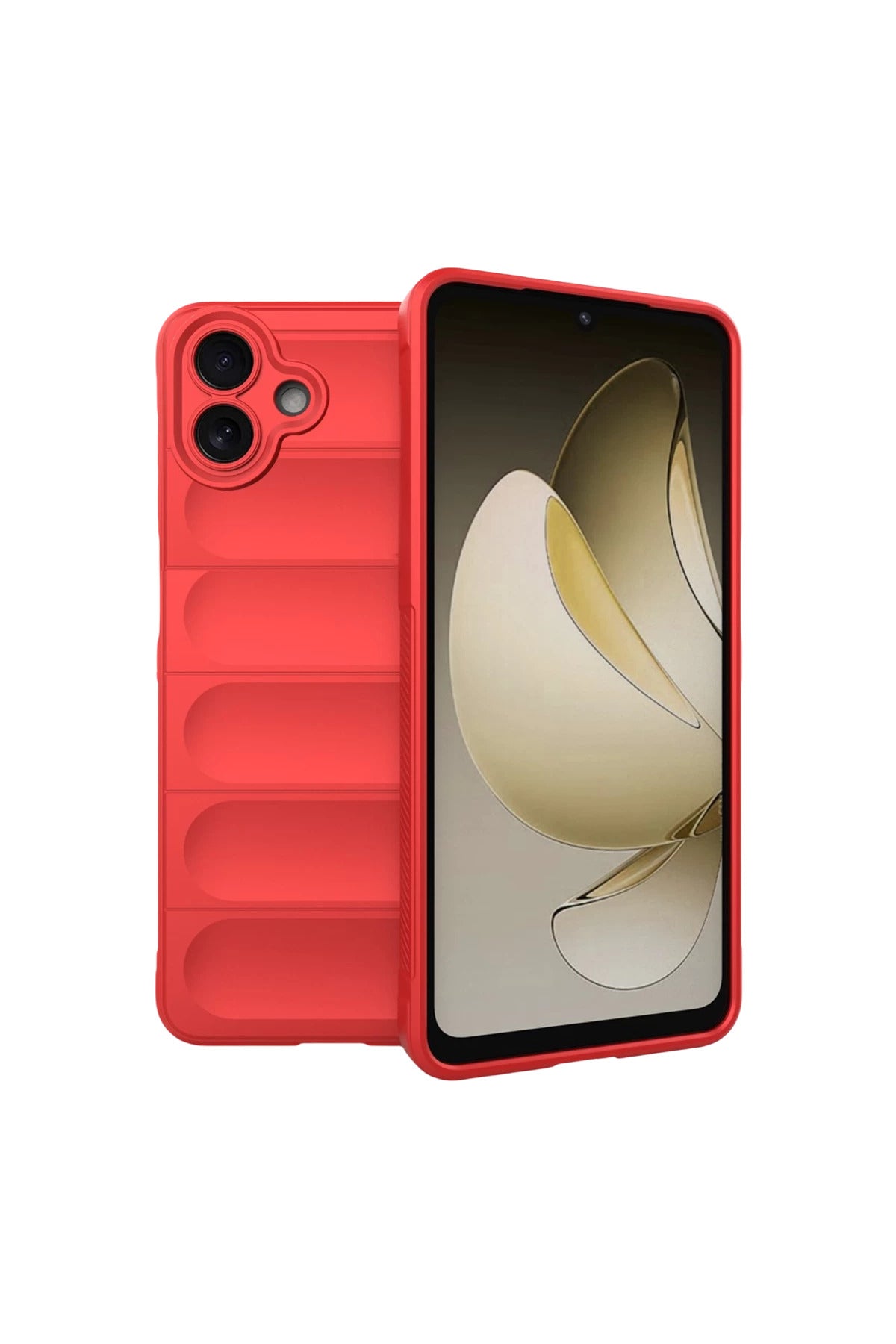 Samsung Galaxy A07 4G Uyumlu Optimum Silikon - Kırmızı