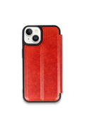 Apple iPhone 15 Uyumlu Kılıf Flip Cover - Kırmızı