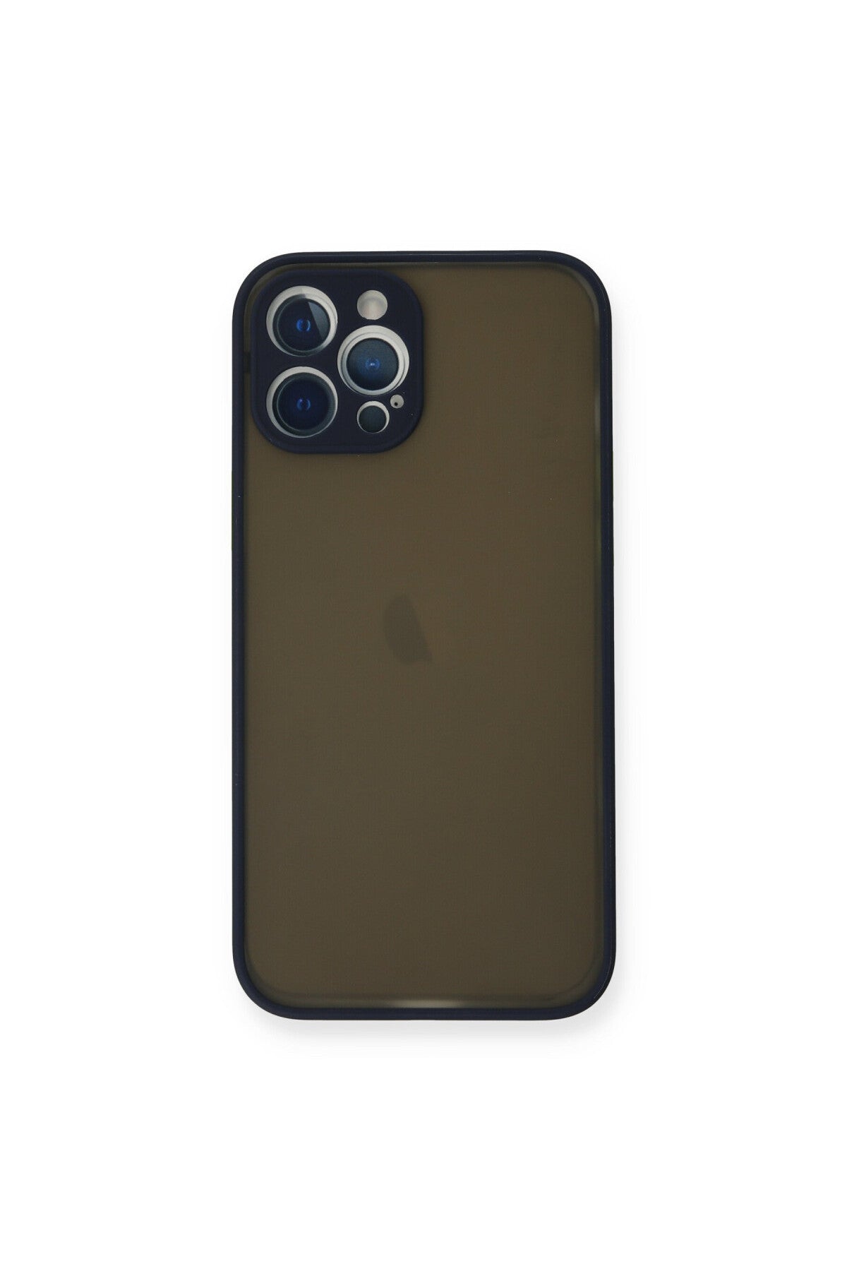 Apple iPhone 12 Pro Uyumlu Kılıf Montreal Silikon Kapak - Lacivert