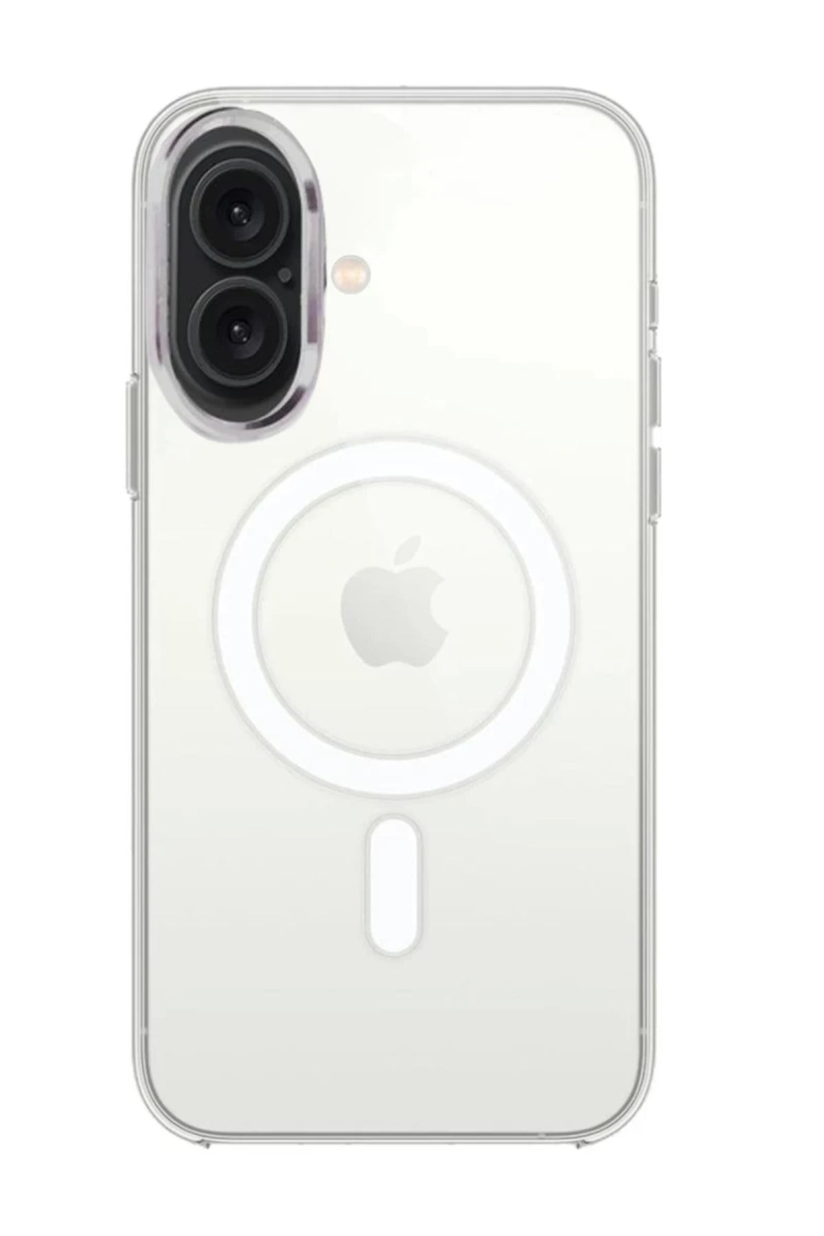 Apple iPhone 16 Plus Uyumlu Kılıf Pc Real Magsafe Kapak - Şeffaf