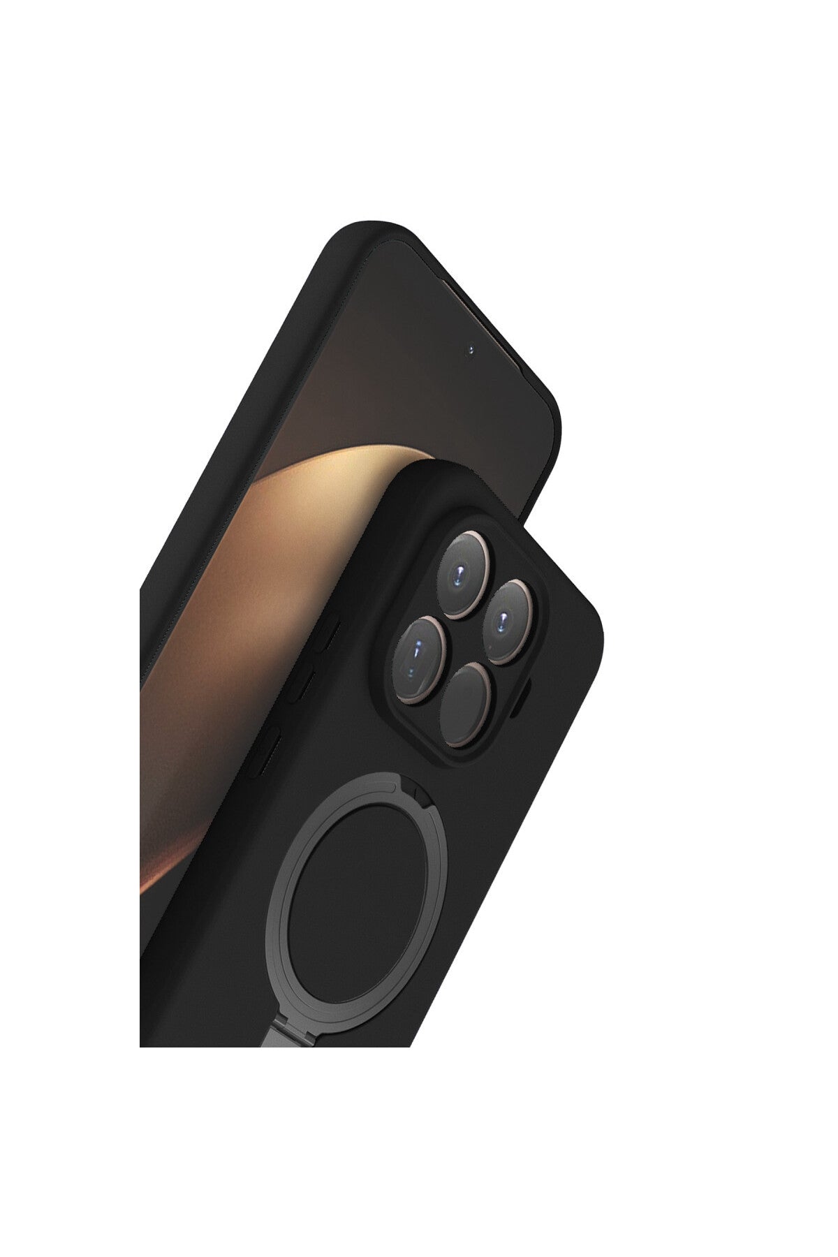 Xiaomi Mi 15T Pro Uyumlu Regal Magsafe Standlı Kapak - Siyah