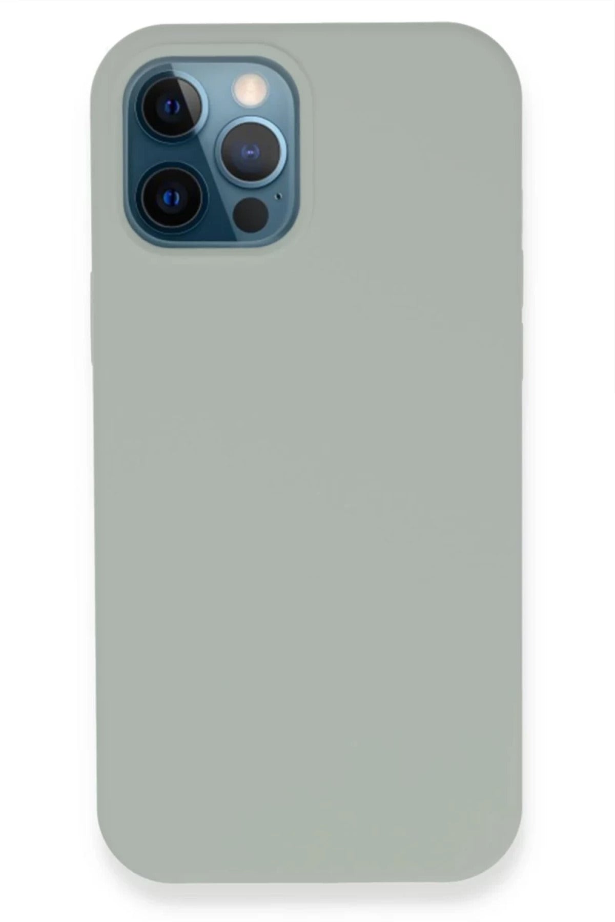 Apple iPhone 12 Pro Uyumlu Kılıf Lansman Legant Silikon - Açık Gri