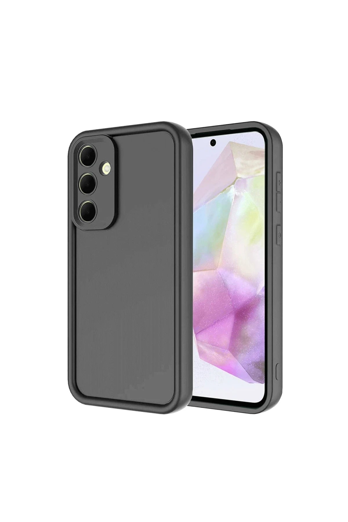 Samsung Galaxy A36 Uyumlu Kılıf Viera Silikon - Gri